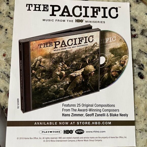 HBO Mini Series “The Pacific” 5 Discs in Collectible Metal Tin - Picture 16 of 16